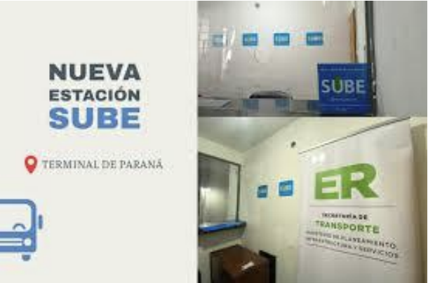 Nueva oficina SUBE en la Terminal de Paraná para trámites y consultas